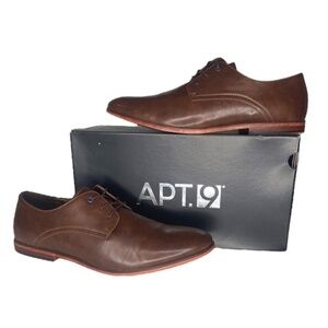 Apt. 9 Zayden Lace-Up Oxfords (Size: 13, Color: Dark Brown)